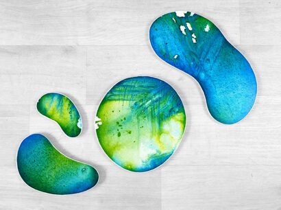 THE STILLNESS OF WATER - a Paint Artowrk by Elizabeth Ida Novotná